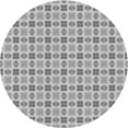 thumbnail image 1 of Ahgly Company Tapis d'Intérieur Lavables en Machine, Ronds, Zone Grise de Transition, 4' Ronds, 1 of 7