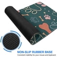 thumbnail image 6 of Long Mouse Pads for Desk,Paw Prints and Bones Desk Mats on Top Of Desks, Desk Mouse Pad Extra Large with 3mm Non-Slip Base and Stitched Edge for Gaming,Office,Work,Home 31.5"x11.8", 6 of 6