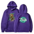 thumbnail image 5 of Zelda Legend Street Skateboard Fleece-Lined Hooded Sweatshirt Pullover Jacket, 5 of 10