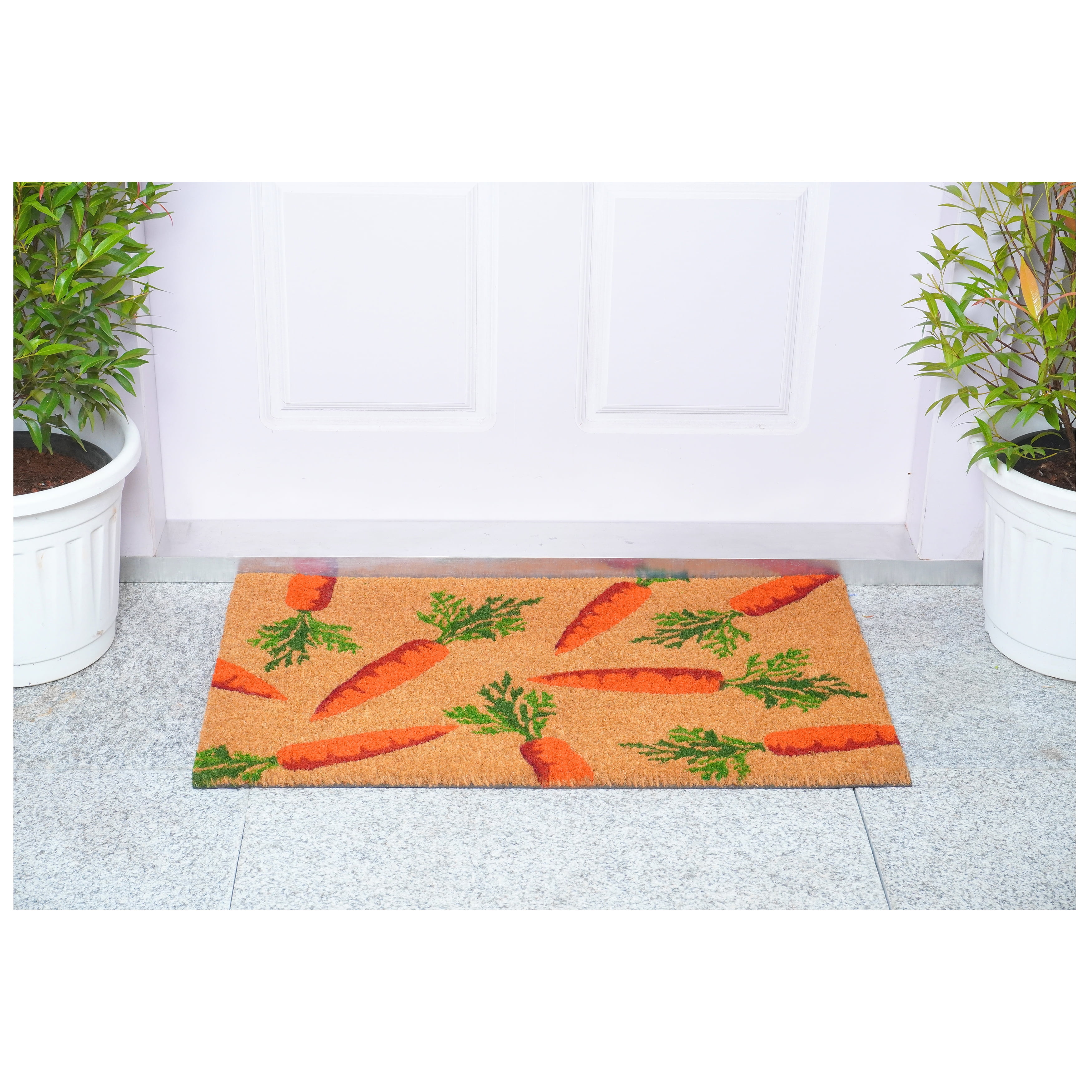 Calloway Mills 106661729 17 x 29 in. Carrot Patch Doormat - Multi Color