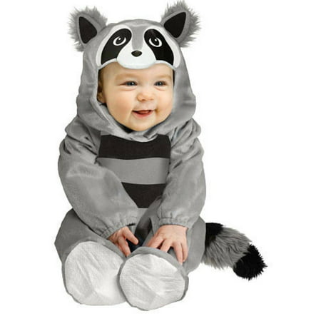 Fun World Neutral Raccoon Halloween Costume 12-24