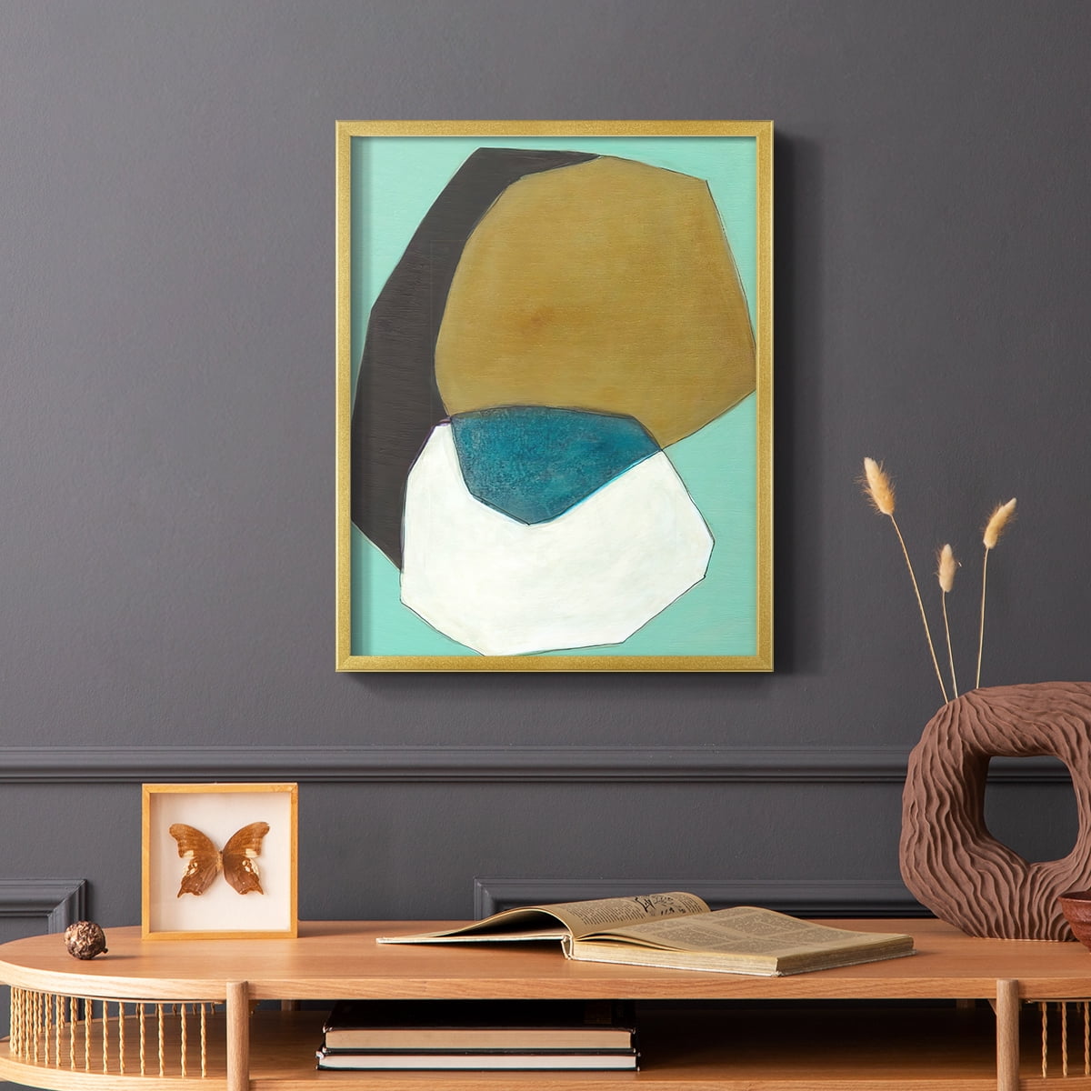 Boulder I in Paper Solid Wood 8 x 10 Framed Print