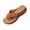 Brown, variant on Womens Flip Flops Arch Support Non Slip Outsole Beach Wedge Slippers Bunion Sandals Wedge Casual Summer Shoes