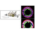 thumbnail image 4 of AGPtek Colorful Rainbow 32 LEDs Wheel Signal Lights Lamp With 30 Kinds of Flower Patterns For Cycling Bikes, 4 of 7