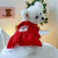 thumbnail image 4 of Dog Hoodie Dress for Large Dogs Elk Pattern Coat Dog Apparel Pullover Puppy Pajamas Dress Christmas Theme, 4 of 8