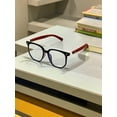 thumbnail image 1 of 1pc Men Geometric Frame Casual Eyeglasses With Glasses Rope, For Daily Life, 1 of 4