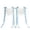 Blue, variant on Gytml Lace Wedding Chair Back Decor 2Pcs Tulle Chair Sash With Red Satin Bow Wedding Chair Ornament Chair Back Accessory For Outdoor Wedding & Garden Party(Pink-12.99X17.72Inch)
