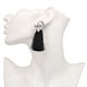 thumbnail image 2 of Pendientes colgantes de diamantes de aleación con personalidad sencilla para mujer, accesorio de joyería decorativo (negro), 2 of 2