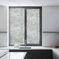 thumbnail image 4 of Frosted Window Privacy Film - Non Adhesive Static Cling Glass Stickers Sun UV Blocking Heat Control Door Covering Decals for Home Office, 4 of 7