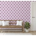 thumbnail image 5 of S4Sassy Modern Retro Floral Wallpaper - Pink Bohemian Wall Covering, 25" X 60" Self-Adhesive Plain Vinyl Wallpaper, Decorative Wallwrap, Easy Diy Wall Covering For Bedroom, Cabinets, Living Spaces, 5 of 9