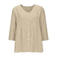 thumbnail image 4 of Pohista Women Tops Dressy Casual Women's T-Shirts Plus Size Dressy Blouses for Women Plus Size Women's Short Sleeve Tops my recent orders, 4 of 6