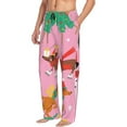 thumbnail image 2 of Daiia Different Dogs Christmas Men's Sleep Pant with Pockets and Drawstring,Pajama Pants-Small, 2 of 9