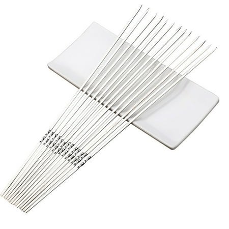 

Jmtresw 20pcs Barbecue Skewer Portable BBQ Skewers Reusable Outdoor Camping Picnic Tools