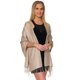 thumbnail image 2 of Chal Pashmina Grande Beige Suave ShineGlitz, 2 of 6