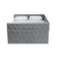 thumbnail image 3 of Baxton Studio Heino Ivory and Charcoal Handwoven Wool Area Rug, 3 of 6