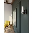 thumbnail image 3 of AFX  Delphia 1-Light Polished Chrome Wall Sconce with Clear Acrylic, 3 of 5
