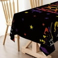 thumbnail image 5 of Hocus Pocus Table Cloth for Seasonal Halloween Sanderson Sisters Holiday Party Decoration I Smell Children Decor Dining Room Home Kitchen Table Cover-60×84inch, 5 of 5