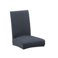 thumbnail image 2 of Cubierta de silla de comedor sólido Cómodo Universal Funda giratoria Forma de diamante resistente al desgaste Estilo simple Funda protectora Gray seitruly  HA012483-05, 2 of 6