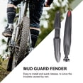 thumbnail image 4 of PTOOTP 1 par de guardabarros universales para bicicleta de montaña, de liberación rápida, accesorios para ciclismo (negro), 4 of 7