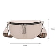 thumbnail image 4 of Bolso bandolera clásico bandolera de cuero de hombro de pecho para mujer Diario, 4 of 8