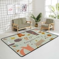 thumbnail image 4 of Soft Rug Large Area Rugs, Forest Animals Comfortable Indoor Carpet, Baby Play Mat for Living Room Bedroom Nursery Decor Floor Mat, 72x48inch Carpet Runner, 4 of 6