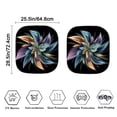 thumbnail image 3 of Binienty Boho Floral Car Sun Shade for Windshield Foldable Sunshade Front Window Cover Sun Visor Auto Sun Heat and UV Rays Blocker Keep Your Vehicle Cool Protector Accessories for Truck SUV, 3 of 6
