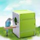 thumbnail image 2 of ZHOUBA Bird Breeding Box Firm Moisture-proof Smell-less Parrot Breeding Box Nest for Lovebirds, 2 of 5