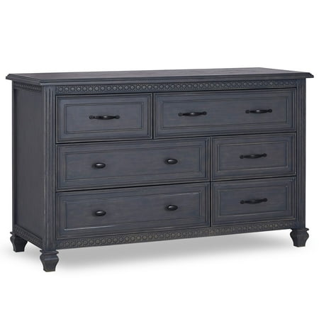 Evolur Madison Double Dresser With Bookshelf Hutch Walmart Com