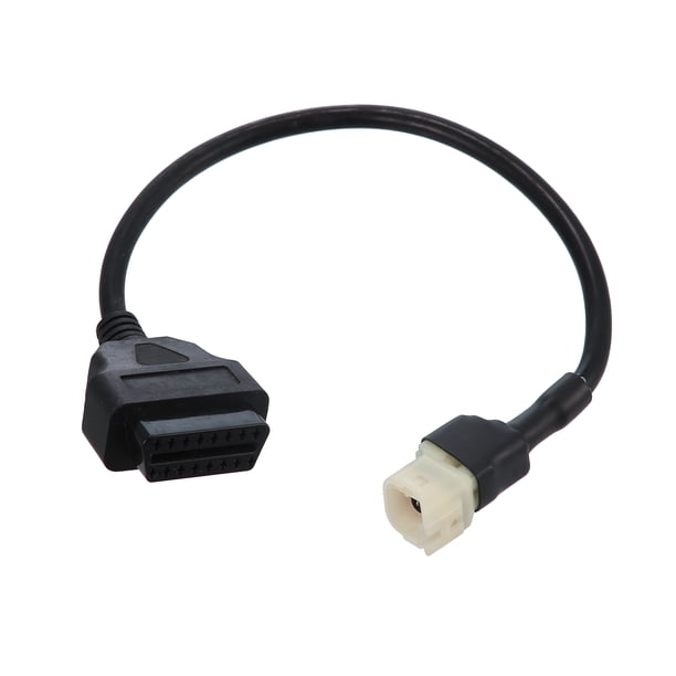 1,25 Pies 4 Pasadores a OBDII Cable Cordon Diagnóstico Adaptador Cable Motocicleta
