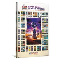 NFL League - Super Bowl LVI - Tickets Canvas Wall Poster, 14.725" x 22.375"