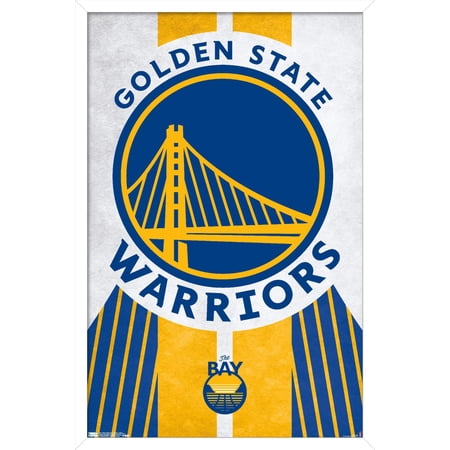 NBA Golden State Warriors – Logo 19 Wall Poster 14.725 x 22.375 Framed