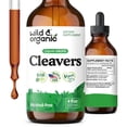 thumbnail image 1 of Tintura desintoxicante a base de hierbas Wild & Organic Cleavers 120 ml, 1 of 9
