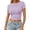 Purple, variant on Womens T Shirts Tops Pullover A Thin Round Neck Fashionable Short Sleeved Milk Silk Plus Size Shirts,Navy,XS