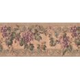 thumbnail image 2 of Vinaigre de Raisin Violet sur Mur Ancien Mur Large Bord Design Rétro, Rouleau 15' x 10'', 2 of 3
