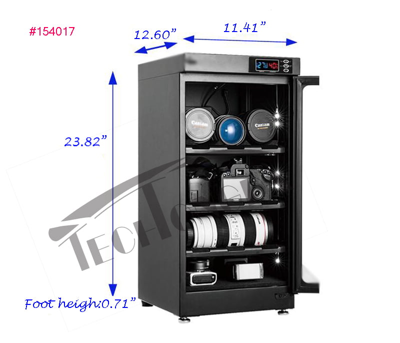 Details about  / 6W 65L Digital Dehumidify Dry Cabinet Box Fits Lens Camera Equipment Storage US