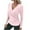 Pink Sweatshirts for women _a, variant on safuny Womens Long Sleeve Shirts V Neck Ribbed Knit Slim Button Lightweight Sweater Fall Tops Pink _a S