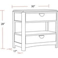thumbnail image 4 of Pemberly Row Queen Poster Bed 2 Nightstands and Dresser with Mirror, 4 of 20