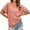Rose Gold, variant on SHITINN Womens Clothing Women's Casual Round Neck T Shirt with Drawstring Hem Stylish Summer Top for Women Comfor Short Sleeve Shirts for Women Fashion Clothing