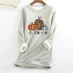 thumbnail image 1 of Ichuanyi liquidación mujer gruesa sudadera de vellón de manga larga estampado de manga ICHUANYI WER202308181953, 1 of 3
