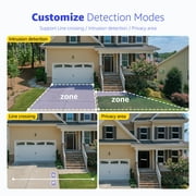 ANNKE 4K 8CH AI DVR with Human/Vehicle Detection, 5-in-1 H.265+ Security Digital Video, Supports 8CH Analog and 4CH 8MP IP Cameras for Home CCTV System, 0TB HDD