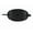 Black, variant on Faux Leather Oval Star Print Leather Hair Stick Pin, Yellow, 1 ct