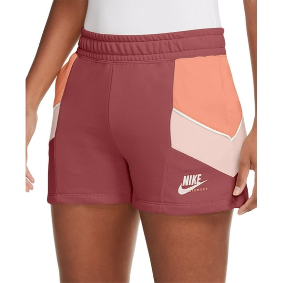 Nike Womens Colorblocked Pull-On Shorts