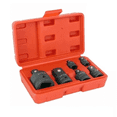 thumbnail image 1 of Juego Adaptadores Para Dados Y Llaves De Impacto 6 Pz Rojo/Negro, 1 of 4