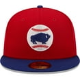 thumbnail image 2 of Men's New Era Red Buffalo Bisons Authentic Collection 59FIFTY Fitted Hat, 2 of 5