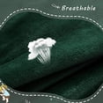 thumbnail image 4 of Exclusivo Mezcla Flannel Fleece Velvet Plush Throw Blanket - 40" x 50"(Forest Green), 4 of 7