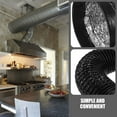 thumbnail image 3 of CATIEBYE Tuyau de Ventilation de Sécheuse Court Robuste pour Installation 1ensemble, 3 of 8