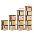 thumbnail image 3 of Rotating Bookshelf 3 Tier 360 Display Floor Standing Wood Bookcase Corner Storage Rack for Adults Kids Multi-Functional Bookshelf Organizer, 3 of 4