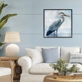 thumbnail image 3 of Stupell Industries Transitional Serene Blue Heron In Aqua Black Framed Giclee Art, 24 x 24, by Nan, 3 of 8