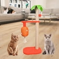 thumbnail image 4 of Poste rascador para gatos Zulema Cat Scratcher Anti Scratch Furniture Rojo, 4 of 8