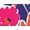 Navy Floral, variant on Catherines Women's Plus Size Liz&Me Camp Shirt